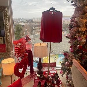 Silk-Like Split Sleeve Top